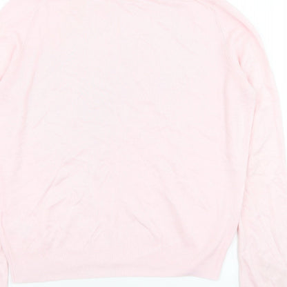 Womens UK Size 10 Marks and Spencer Pink Pullover Jumper