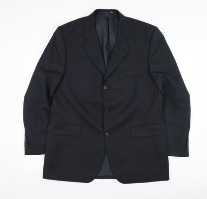 Mens UK Size 42 Burton Regular Blue Suit Jacket