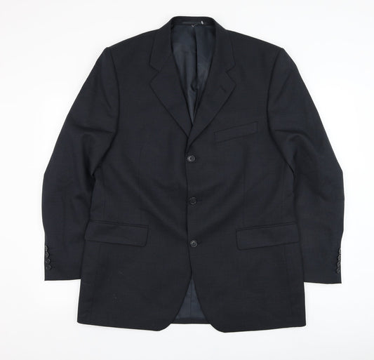 Mens UK Size 42 Burton Regular Blue Suit Jacket