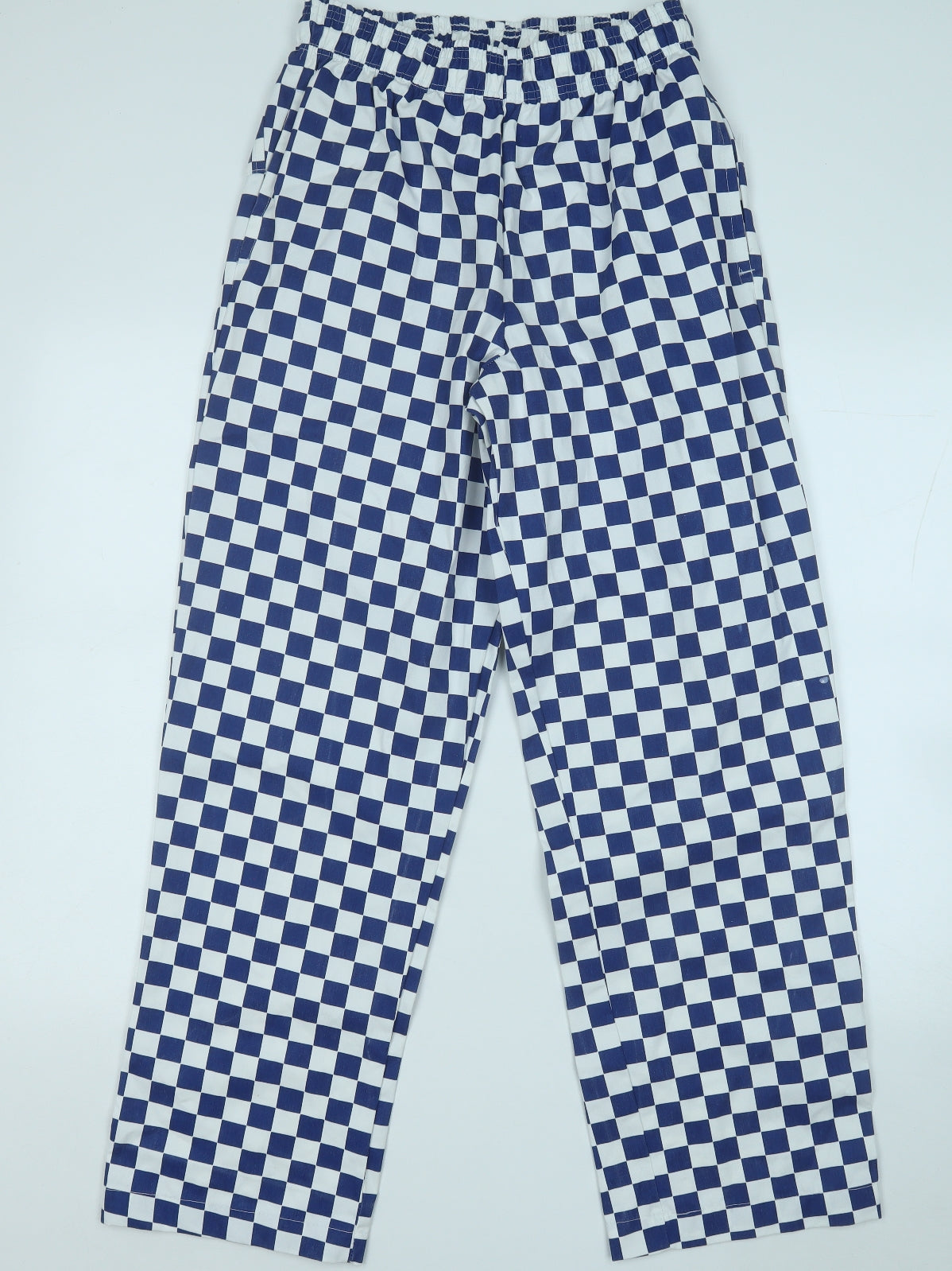 whites Womens Blue Check Polyester Trousers  Size 30 in L32 in Regular