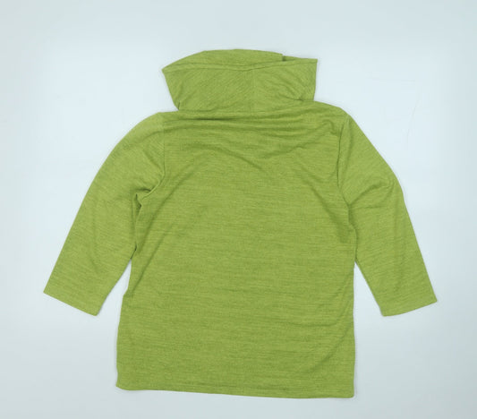 Womens UK Size 10 TIGI Green Pullover Jumper