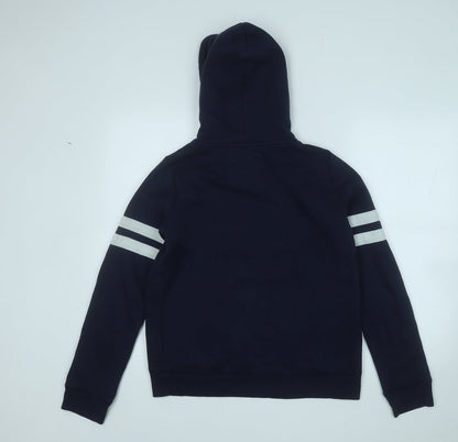 Hollister Womens Blue  Cotton Pullover Hoodie Size XS