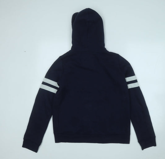 Hollister Womens Blue  Cotton Pullover Hoodie Size XS