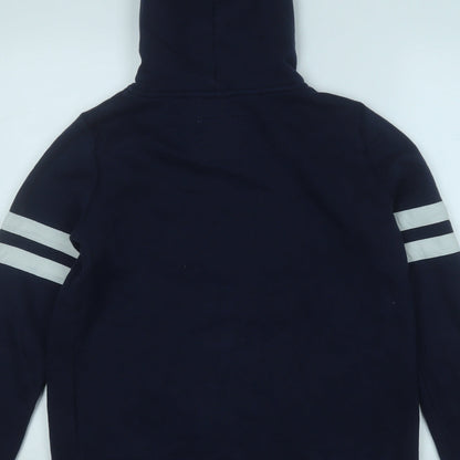 Hollister Womens Blue  Cotton Pullover Hoodie Size XS