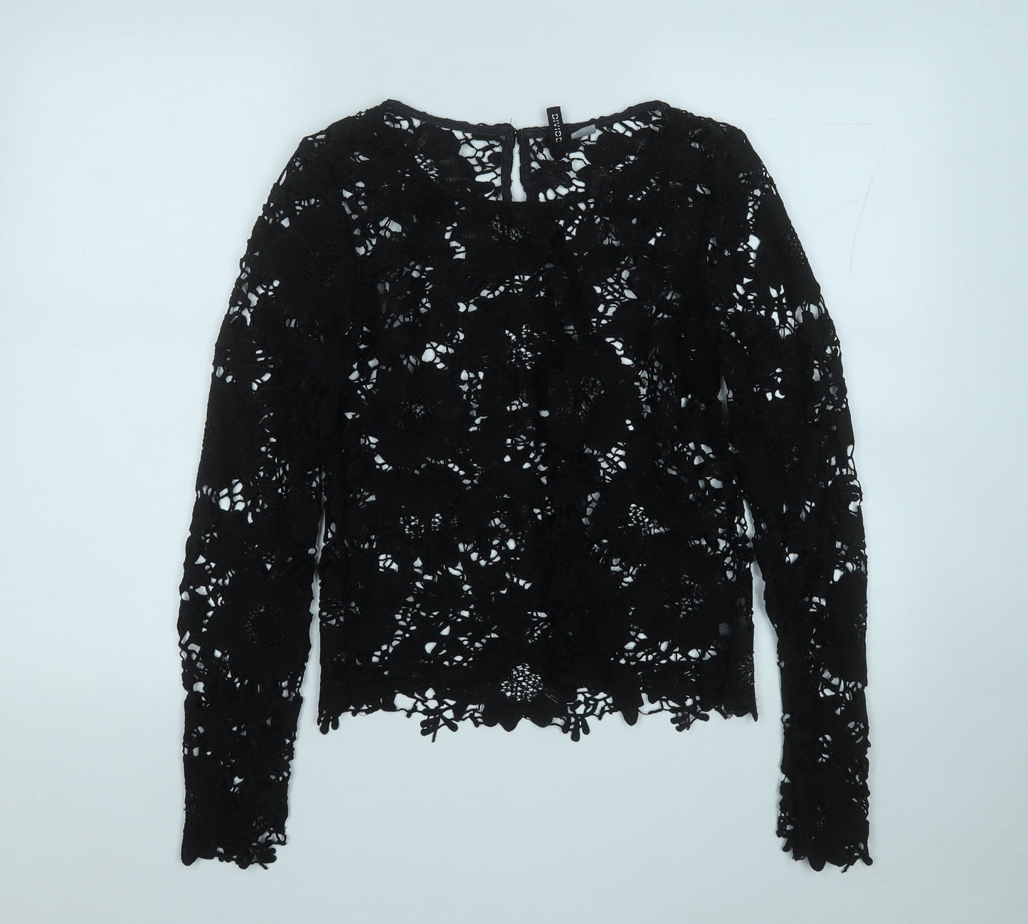 Womens UK Size 10 Divided Black Pullover Jumper