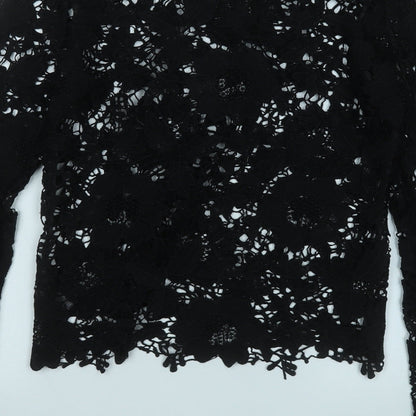 Womens UK Size 10 Divided Black Pullover Jumper