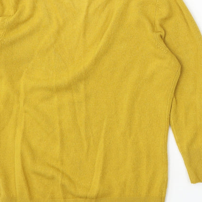 Womens UK Size 8 Topshop Yellow Pullover Jumper
