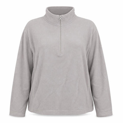 Millie fox Womens Grey  Polyester Pullover Sweatshirt Size 14  Zip