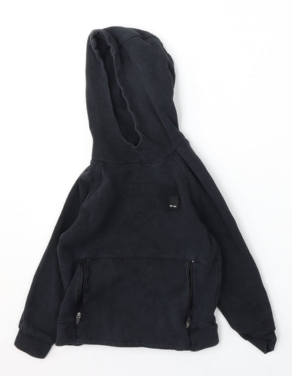 George Boys Blue  Cotton Pullover Hoodie Size 6-7 Years