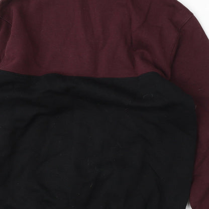 Mens UK Size M Divided by H&M Red Pullover Sweatshirt