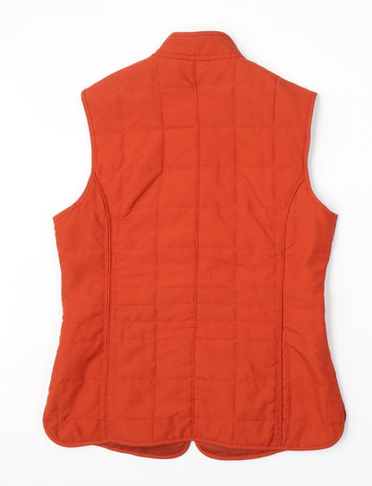 Marco Pecci Womens Orange   Gilet Jacket Size 6  Zip