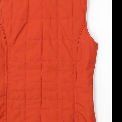 Marco Pecci Womens Orange   Gilet Jacket Size 6  Zip