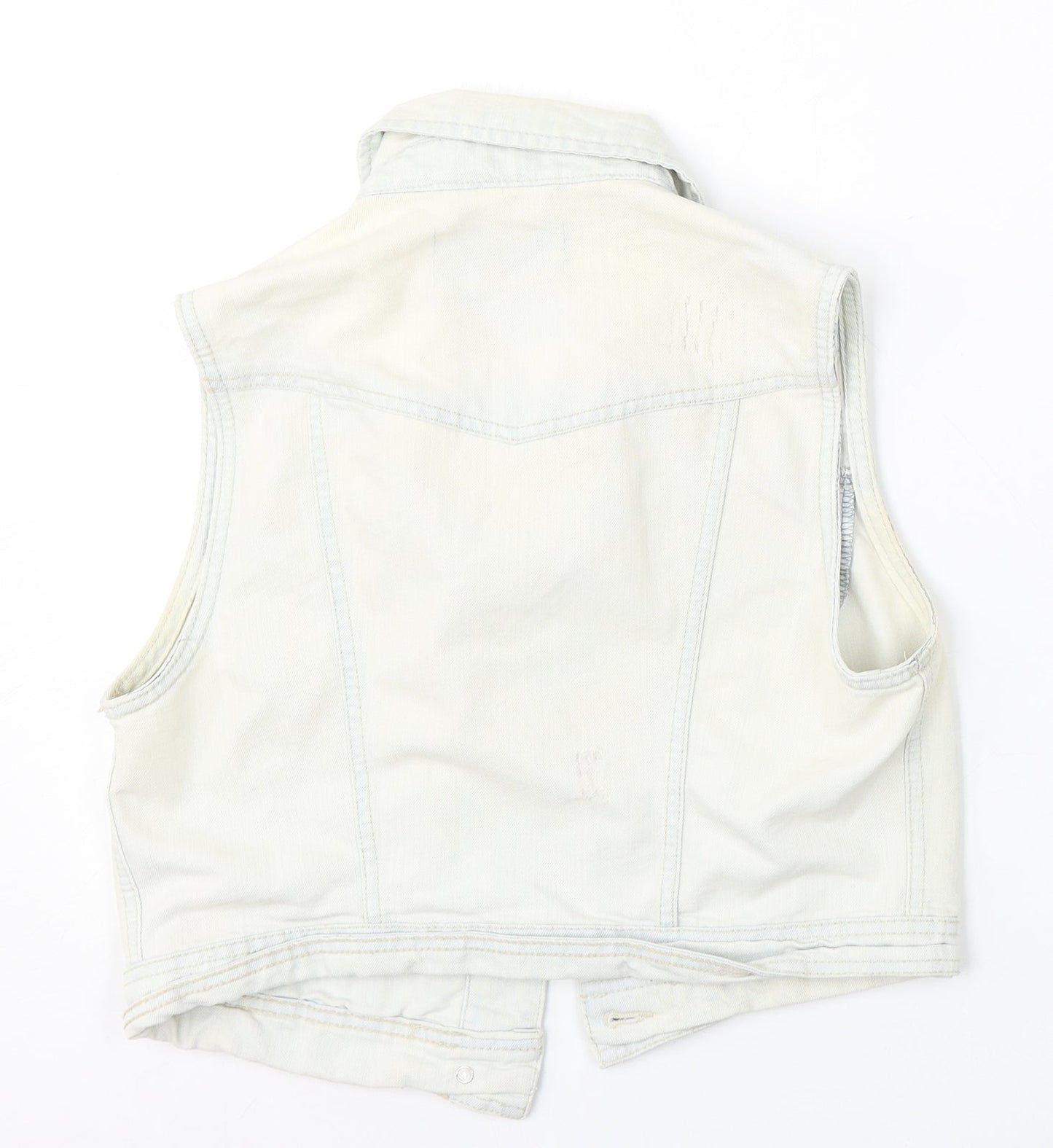 Womens UK Size 12 New Look Blue Gilet