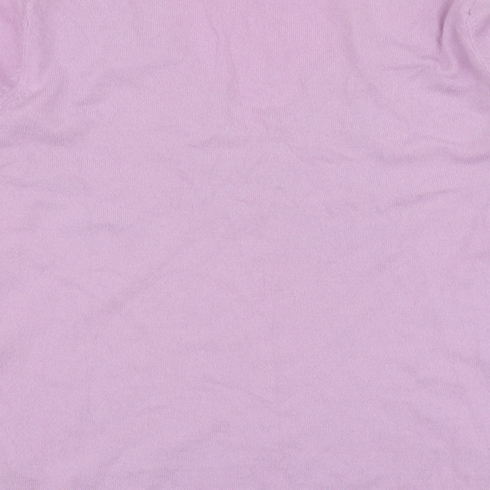 Womens UK Size 12 M&S Purple Pullover Jumper