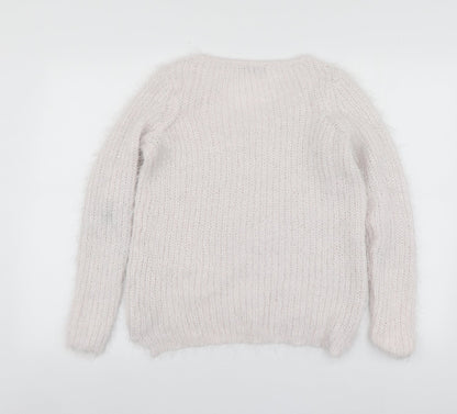 Womens UK Size 8 Amara Reya Pink Pullover Jumper