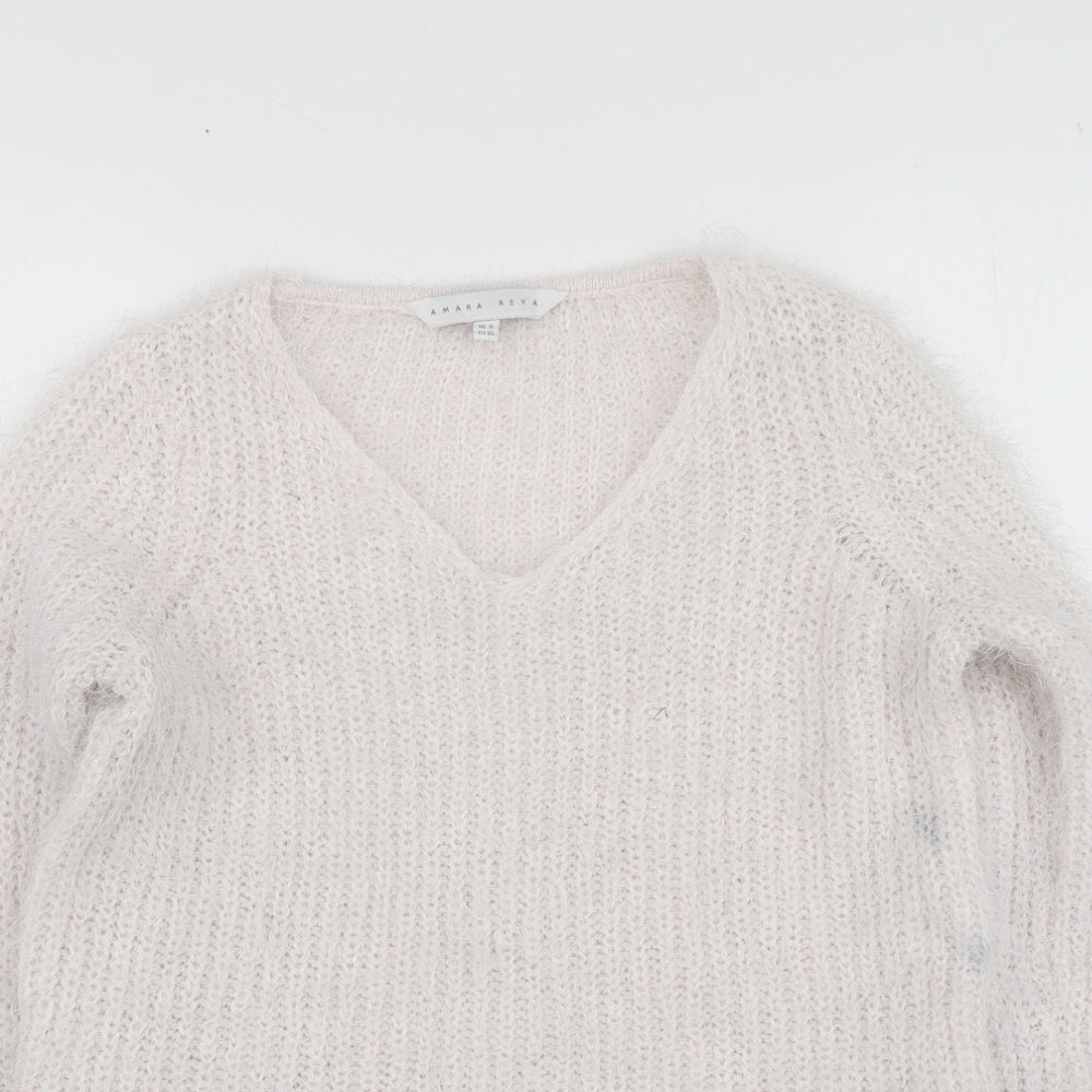 Womens UK Size 8 Amara Reya Pink Pullover Jumper