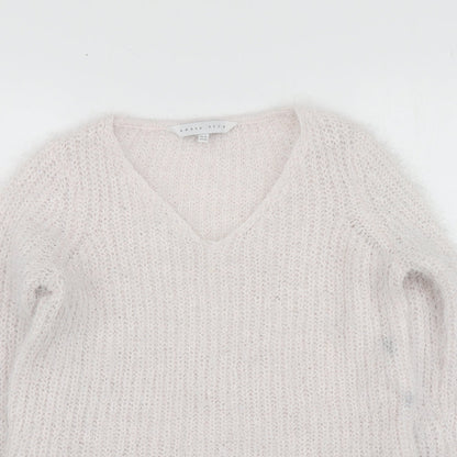 Womens UK Size 8 Amara Reya Pink Pullover Jumper