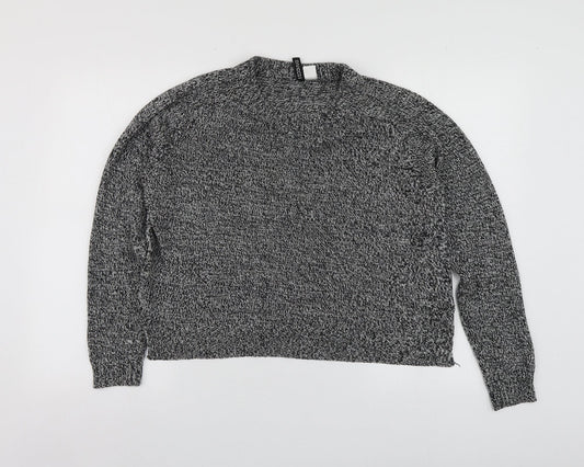 Womens UK Size L H&M Grey Pullover Jumper