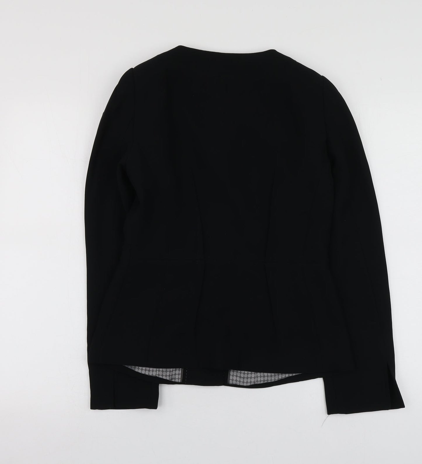 NEXT Womens Black  Polyester Jacket Suit Jacket Size 8