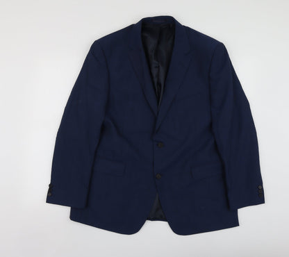 Mens UK Size 44 The collection Regular Blue Suit Jacket