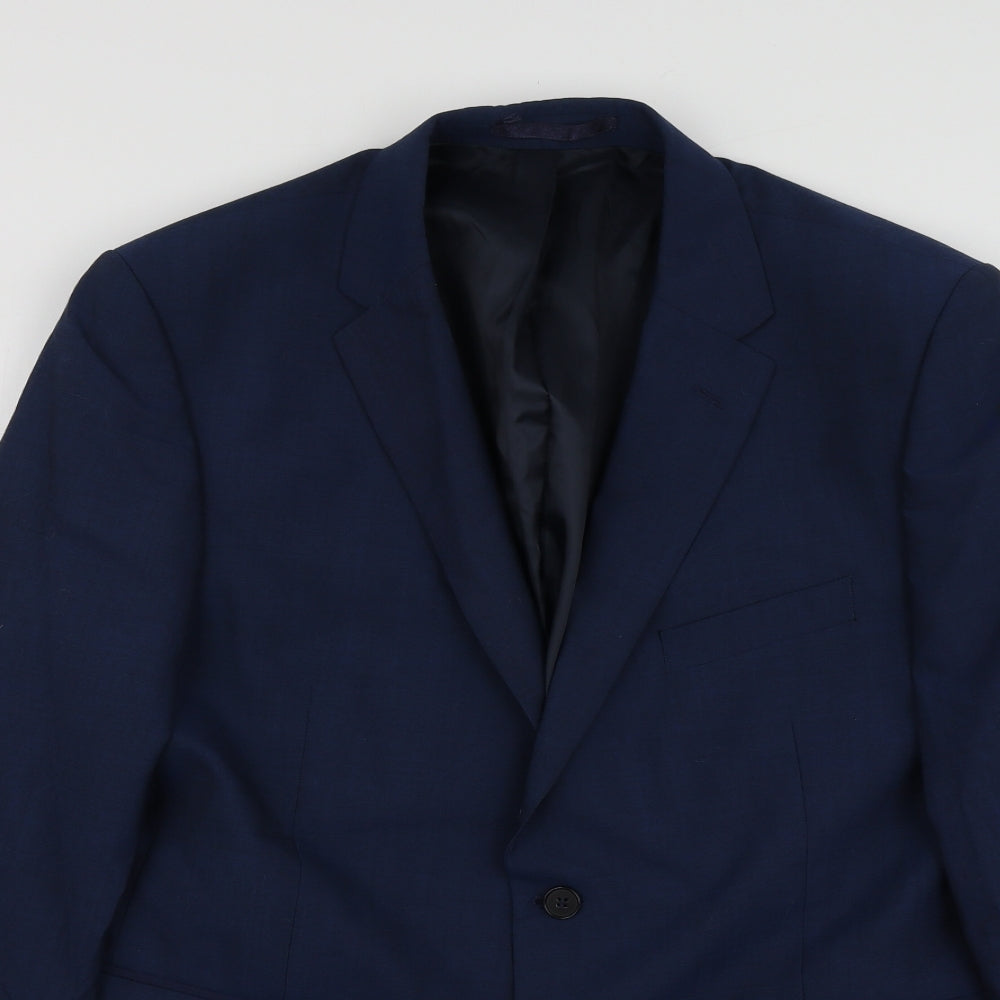 Mens UK Size 44 The collection Regular Blue Suit Jacket