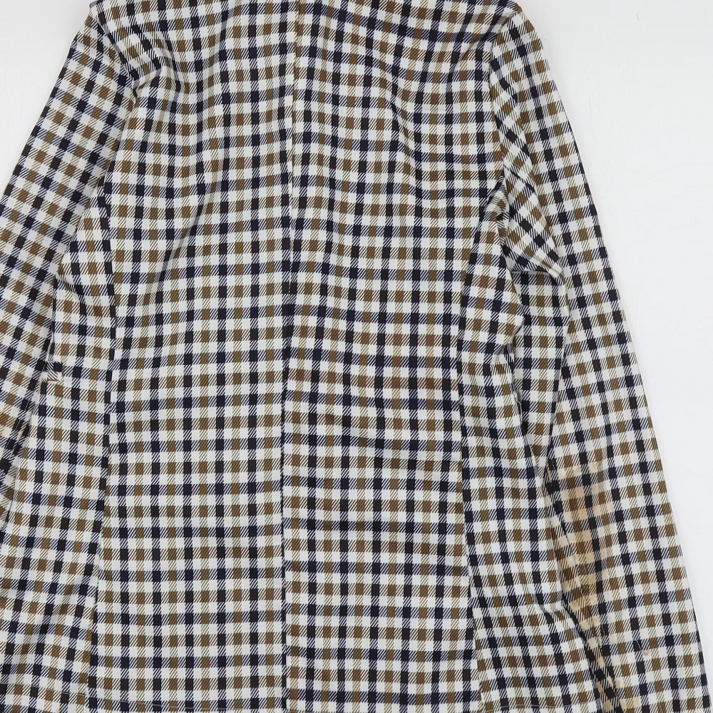 SheIn Womens Multicoloured Herringbone Polyester Jacket Suit Jacket Size S