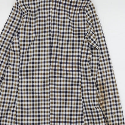 SheIn Womens Multicoloured Herringbone Polyester Jacket Suit Jacket Size S