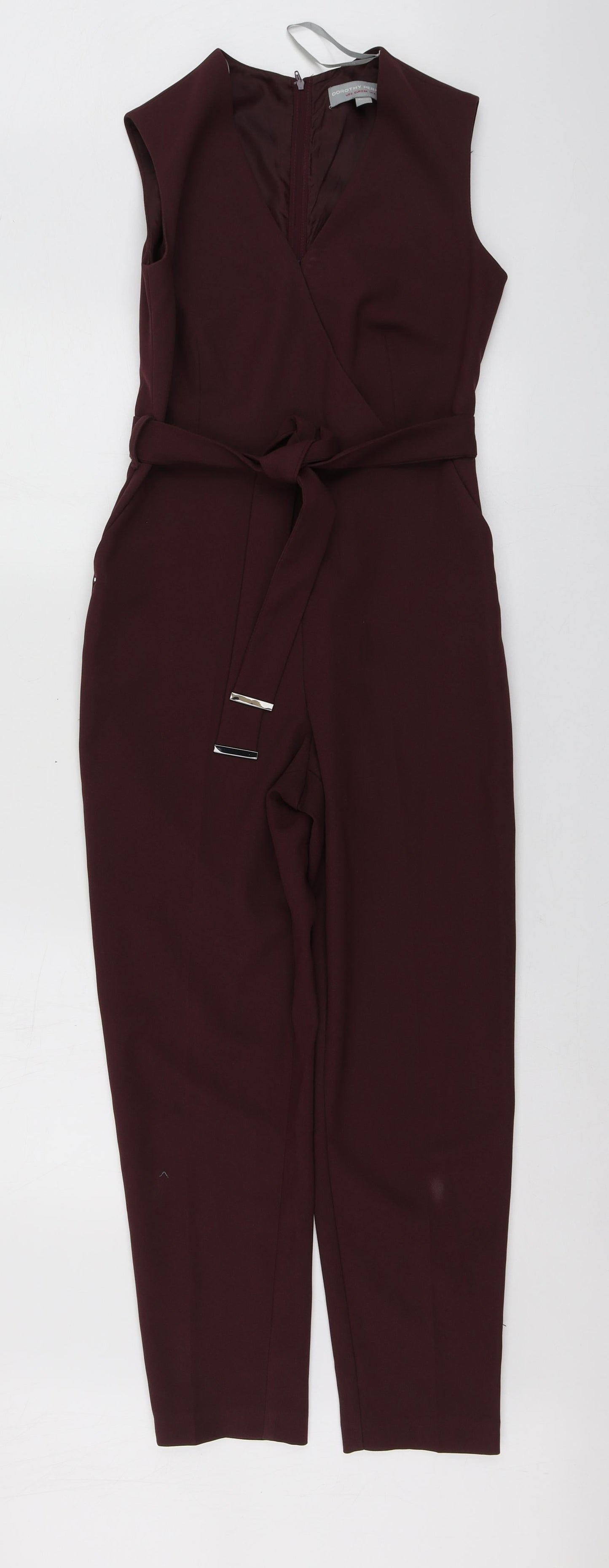 Dorothy Perkins Womens Purple  Polyester Trousers One-Piece Size 6