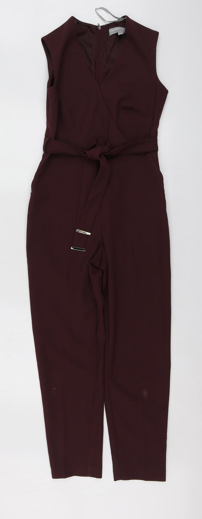 Dorothy Perkins Womens Purple  Polyester Trousers One-Piece Size 6
