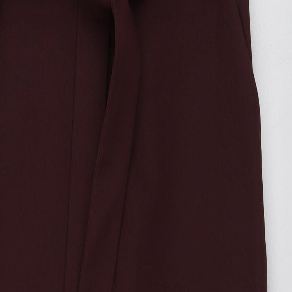 Dorothy Perkins Womens Purple  Polyester Trousers One-Piece Size 6