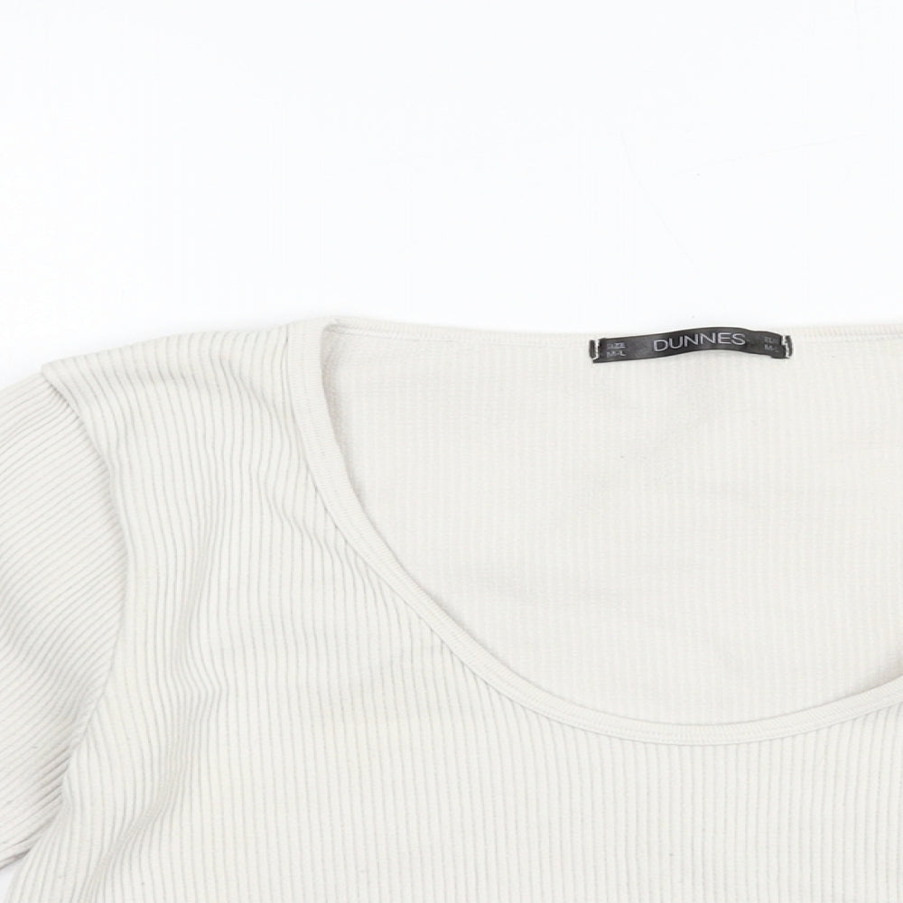 Womens UK Size M Dunnes Stores Grey  T-Shirt