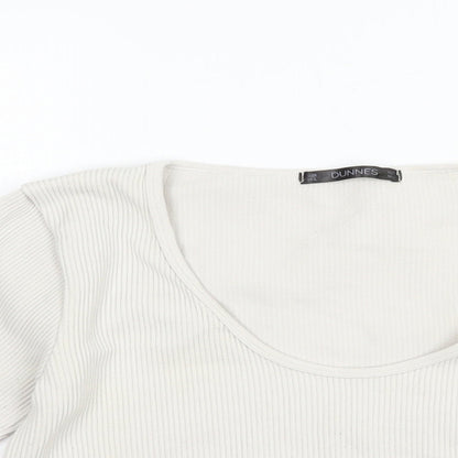 Womens UK Size M Dunnes Stores Grey  T-Shirt
