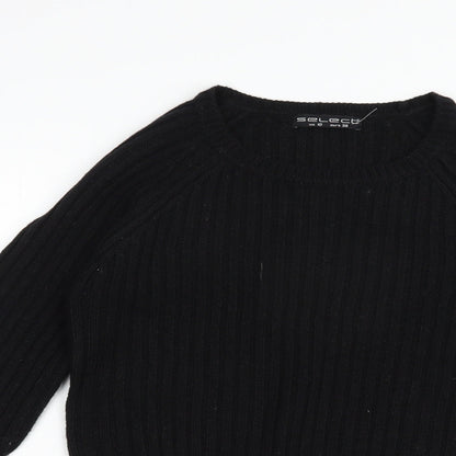 Womens UK Size 10 Select Black Pullover Jumper