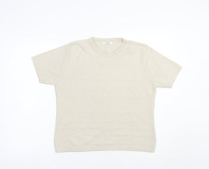 Womens UK Size 10 Berkertex Beige Pullover Jumper
