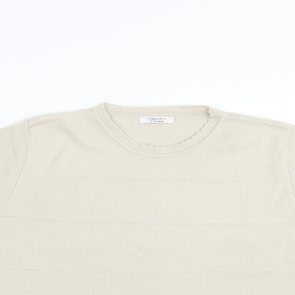 Womens UK Size 10 Berkertex Beige Pullover Jumper
