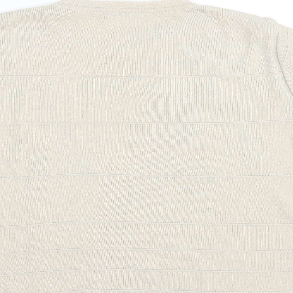 Womens UK Size 10 Berkertex Beige Pullover Jumper