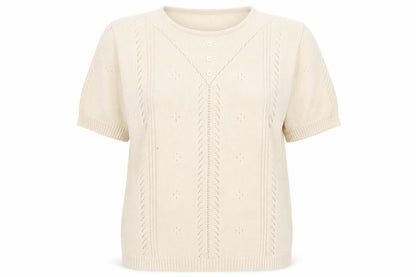 Womens UK Size 10 Berkertex Beige Pullover Jumper