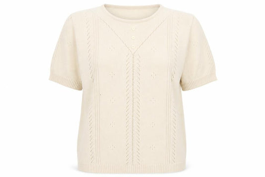 Womens UK Size 10 Berkertex Beige Pullover Jumper