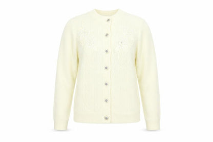 Womens UK Size M Reflect Ivory Cardigan Jumper