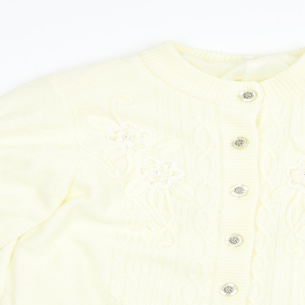 Womens UK Size M Reflect Ivory Cardigan Jumper