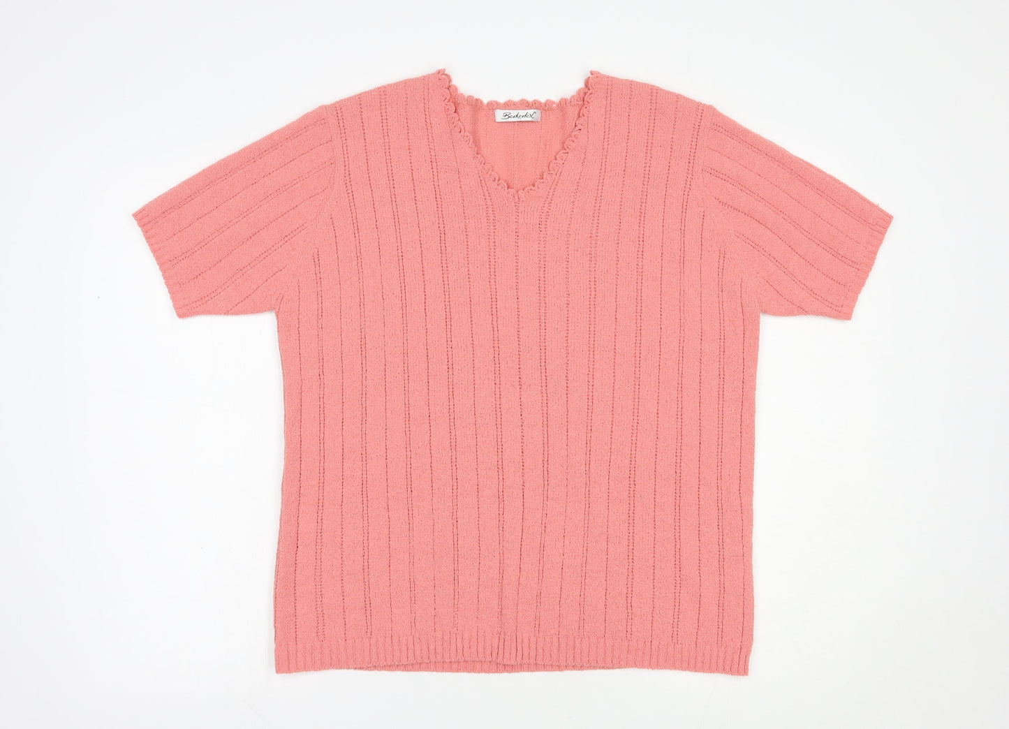 Womens UK Size 18 Berkertex Pink Pullover Jumper