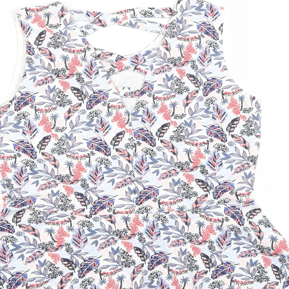 Womens UK Size L TOM TAILOR Multicoloured Basic Blouse