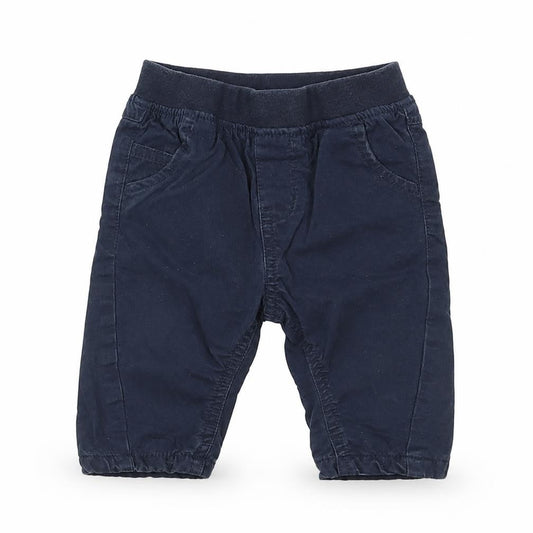 NEXT Boys Blue  Cotton Cargo Trousers Size 3-6 Months