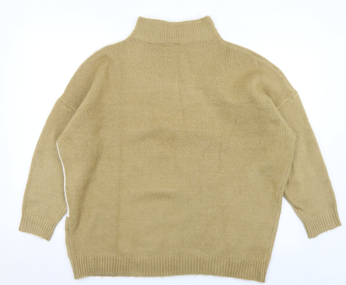 Womens UK Size L Preworn Brown Pullover Jumper