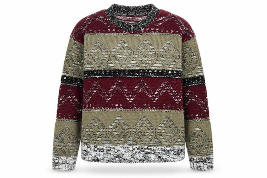 Womens UK Size M Chemistry Multicoloured Pullover Jumper