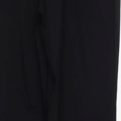 Gerard Womens Black  Nylon Trousers  Size 10 L29 in Regular Zip