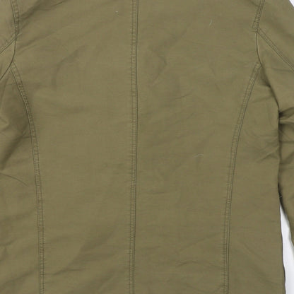 Oulaijie Mens Green  Polyester Jacket Suit Jacket Size 40