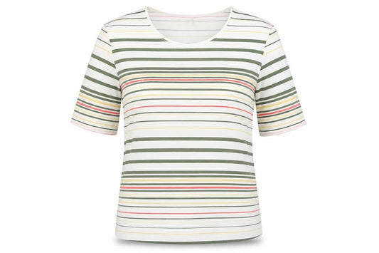 Womens UK Size 12 Gray & Osbourn Multicoloured Basic T-Shirt