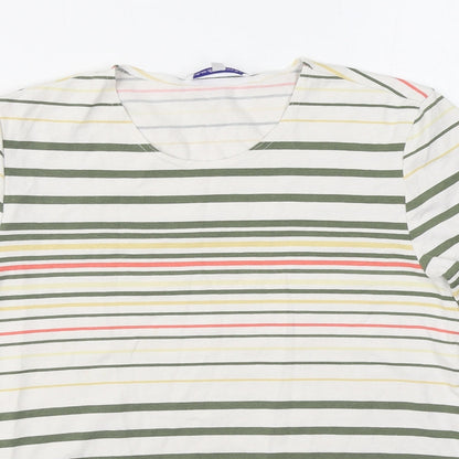 Womens UK Size 12 Gray & Osbourn Multicoloured Basic T-Shirt