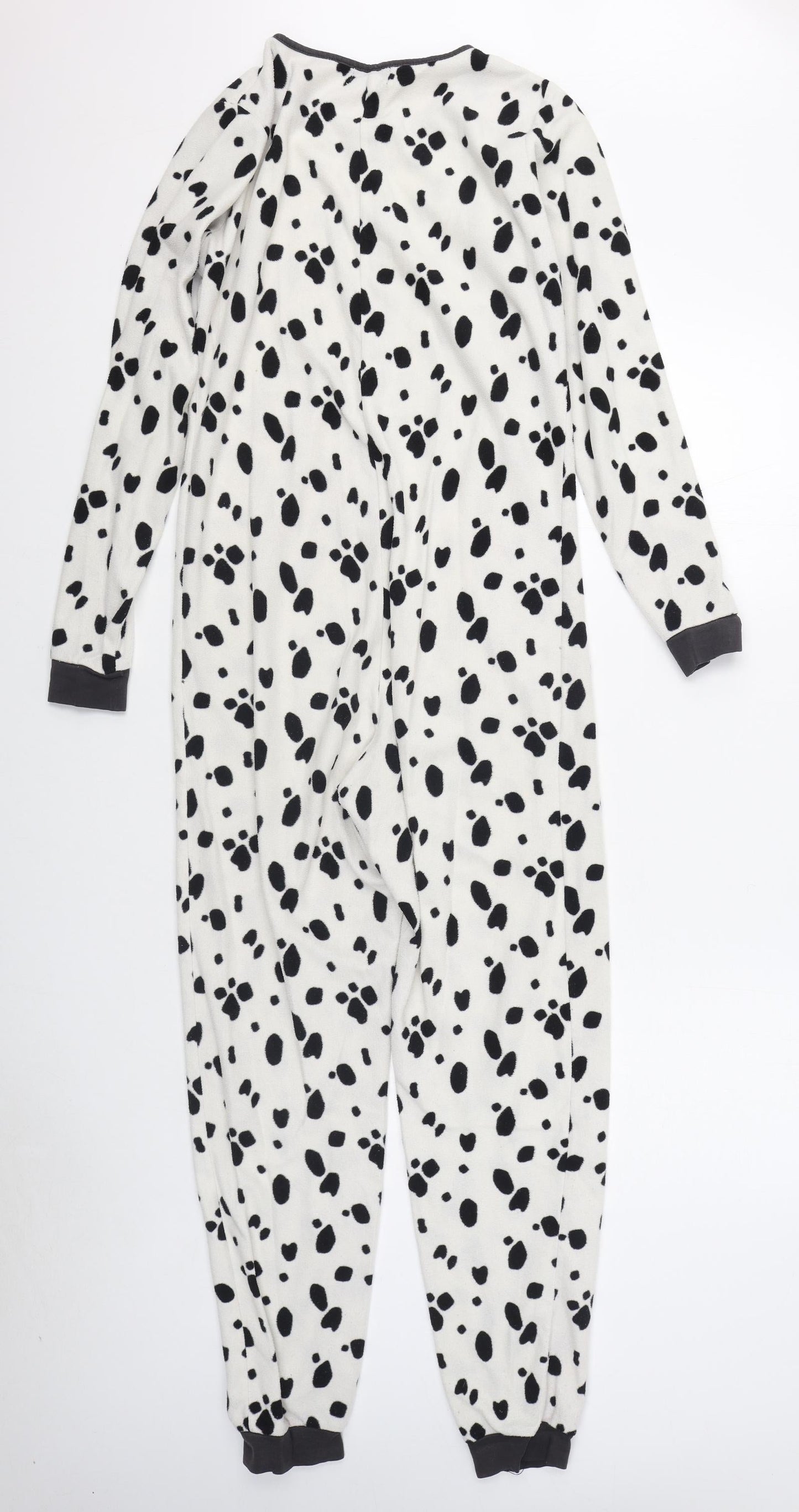 Topshop Womens White Animal Print Polyester Top One Piece Size XS  Zip